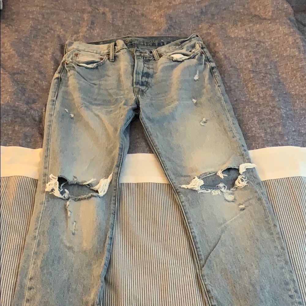 American Eagle ripped jeans